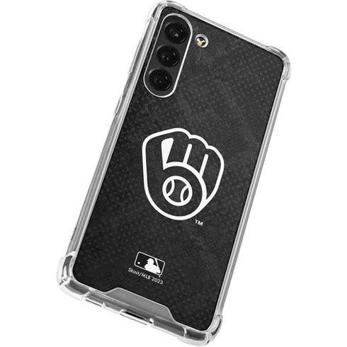 MLB Milwaukee Brewers Dark Wash Galaxy S23 Plus Clear Case