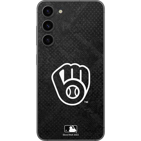 MLB Milwaukee Brewers Dark Wash Galaxy S23 Plus Skin