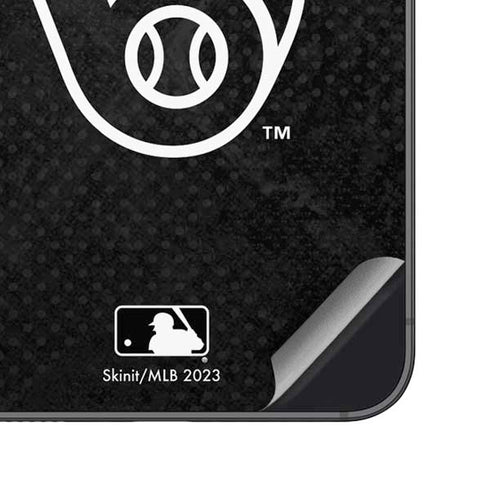 MLB Milwaukee Brewers Dark Wash Galaxy S23 Plus Skin