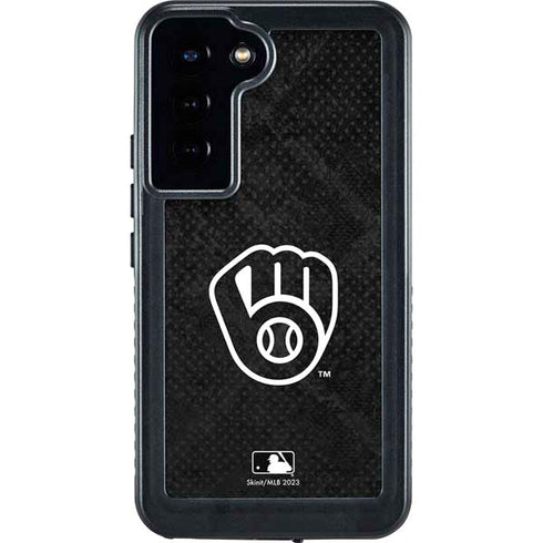 MLB Milwaukee Brewers Dark Wash Galaxy S23 Plus Waterproof Case