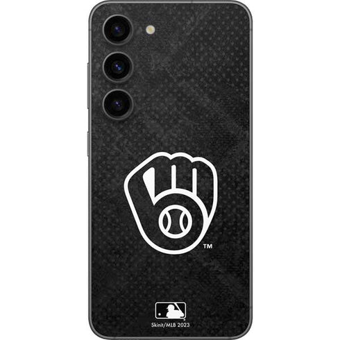 MLB Milwaukee Brewers Dark Wash Galaxy S23 Skin