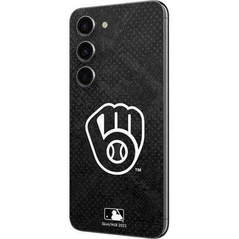 MLB Milwaukee Brewers Dark Wash Galaxy S23 Skin