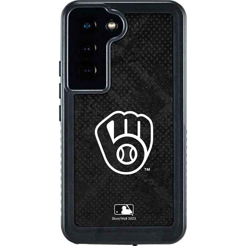 MLB Milwaukee Brewers Dark Wash Galaxy S23 Waterproof Case
