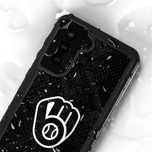 MLB Milwaukee Brewers Dark Wash Galaxy S23 Waterproof Case