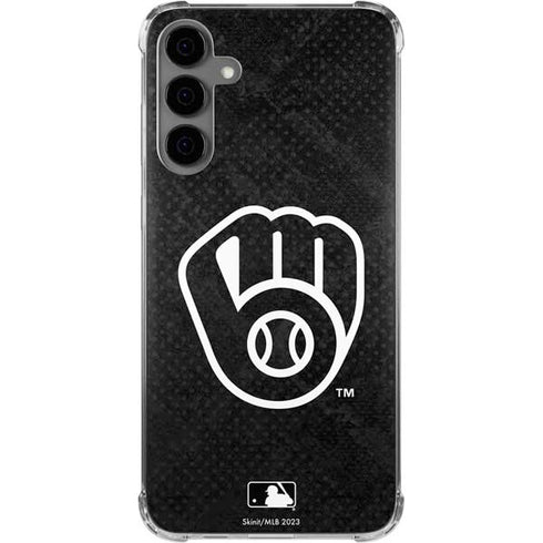 MLB Milwaukee Brewers Dark Wash Galaxy S24 Plus Clear Case