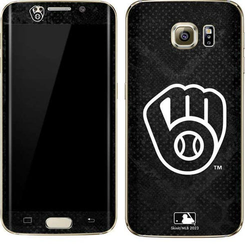 MLB Milwaukee Brewers Dark Wash Galaxy S7 Edge Skin