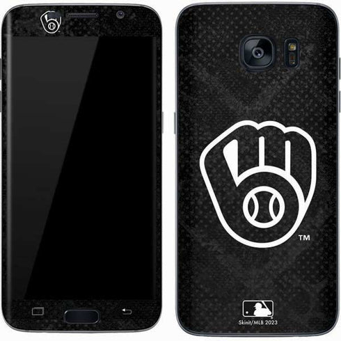 MLB Milwaukee Brewers Dark Wash Galaxy S7 Skin