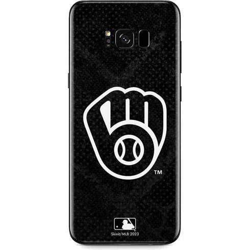 MLB Milwaukee Brewers Dark Wash Galaxy S8 Skin