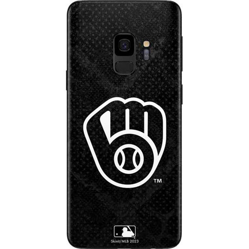 MLB Milwaukee Brewers Dark Wash Galaxy S9 Skin