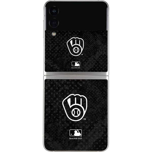 MLB Milwaukee Brewers Dark Wash Galaxy Z Flip3 5G Skin