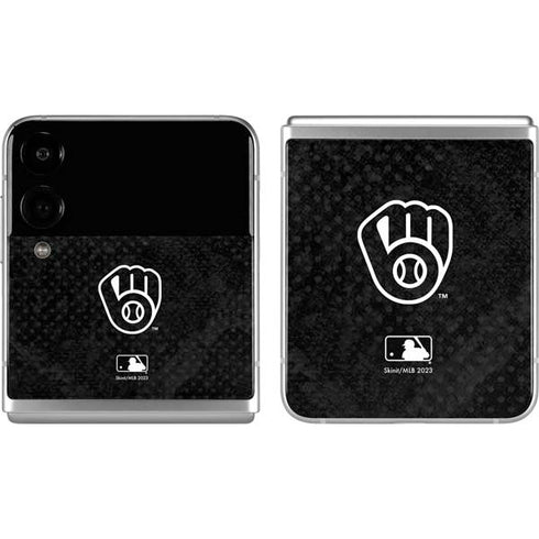 MLB Milwaukee Brewers Dark Wash Galaxy Z Flip4 5G Skin