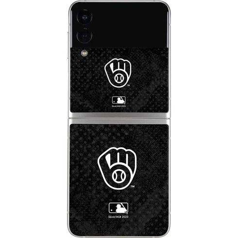 MLB Milwaukee Brewers Dark Wash Galaxy Z Flip4 5G Skin