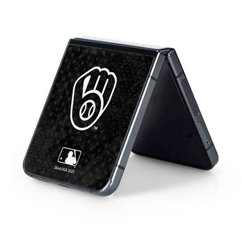 MLB Milwaukee Brewers Dark Wash Galaxy Z Flip5 5G Skin