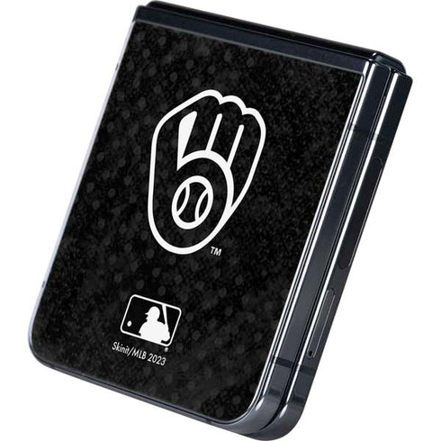 MLB Milwaukee Brewers Dark Wash Galaxy Z Flip5 5G Skin