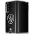 MLB Milwaukee Brewers Dark Wash Galaxy Z Fold4 5G Clear Case