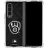 MLB Milwaukee Brewers Dark Wash Galaxy Z Fold4 5G Clear Case