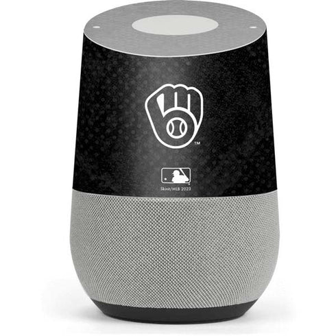 MLB Milwaukee Brewers Dark Wash Google Home Skin