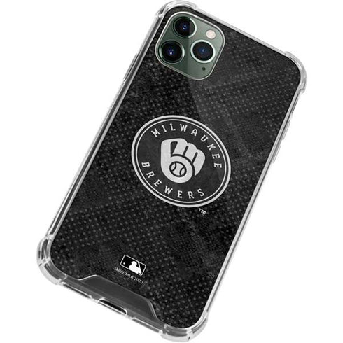 MLB Milwaukee Brewers Dark Wash iPhone 11 Pro Max Clear Case