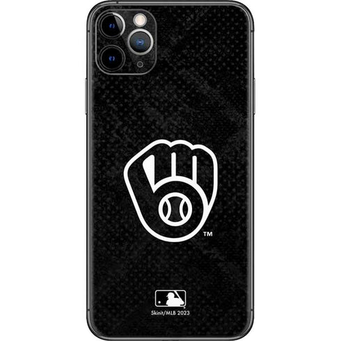 MLB Milwaukee Brewers Dark Wash iPhone 11 Pro Max Skin
