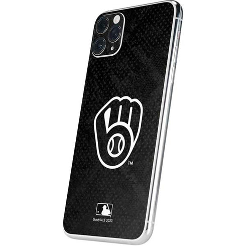 MLB Milwaukee Brewers Dark Wash iPhone 11 Pro Max Skin