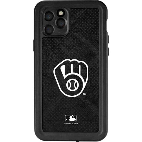 MLB Milwaukee Brewers Dark Wash iPhone 11 Pro Waterproof Case