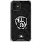 MLB Milwaukee Brewers Dark Wash iPhone 12 Mini Clear Case