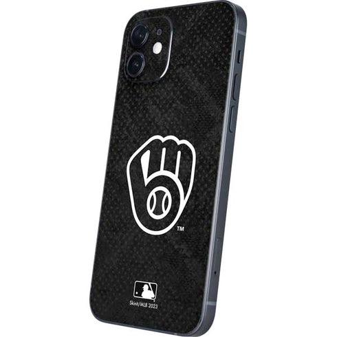 MLB Milwaukee Brewers Dark Wash iPhone 12 Mini Skin