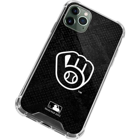 MLB Milwaukee Brewers Dark Wash iPhone 12 Pro Clear Case
