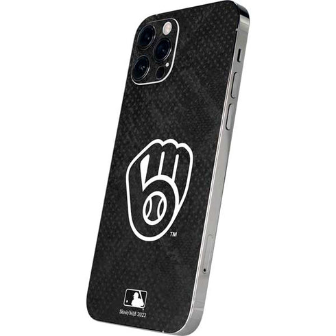 MLB Milwaukee Brewers Dark Wash iPhone 12 Pro Max Skin