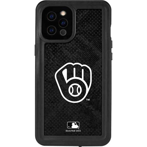 MLB Milwaukee Brewers Dark Wash iPhone 12 Pro Max Waterproof Case