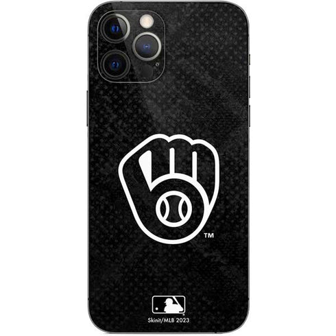 MLB Milwaukee Brewers Dark Wash iPhone 12 Pro Skin