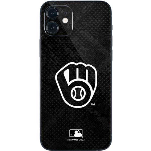MLB Milwaukee Brewers Dark Wash iPhone 12 Skin