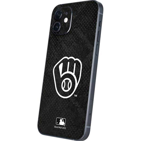 MLB Milwaukee Brewers Dark Wash iPhone 12 Skin