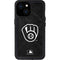 MLB Milwaukee Brewers Dark Wash iPhone 13 Mini Waterproof Case
