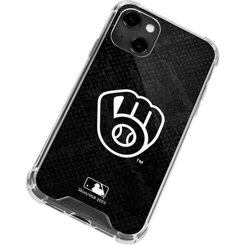 MLB Milwaukee Brewers Dark Wash iPhone 14 Clear Case
