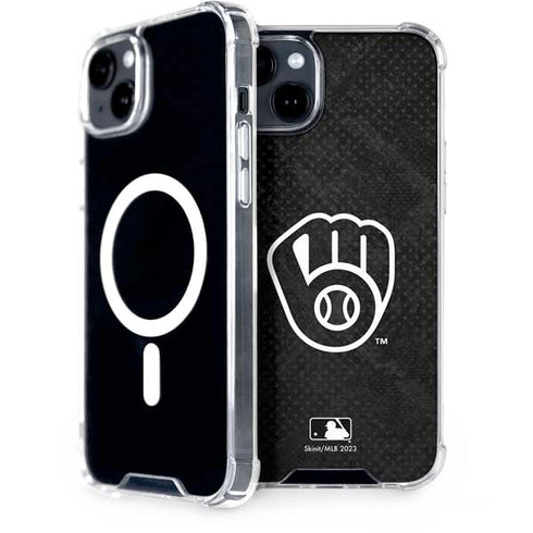 MLB Milwaukee Brewers Dark Wash iPhone 15 Plus MagSafe Case
