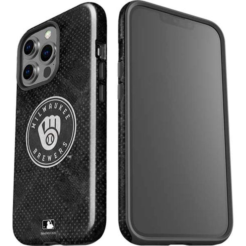 MLB Milwaukee Brewers Dark Wash iPhone 15 Pro Impact Case