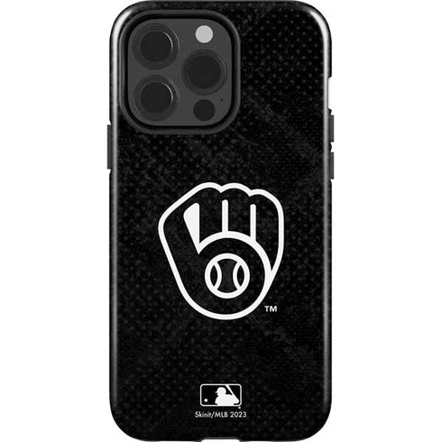 MLB Milwaukee Brewers Dark Wash iPhone 15 Pro Impact Case