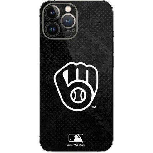 MLB Milwaukee Brewers Dark Wash iPhone 14 Pro Max Skin