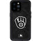 MLB Milwaukee Brewers Dark Wash iPhone 14 Pro Max Waterproof Case