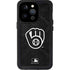 MLB Milwaukee Brewers Dark Wash iPhone 14 Pro Waterproof Case