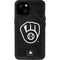 MLB Milwaukee Brewers Dark Wash iPhone 15 Plus Waterproof Case