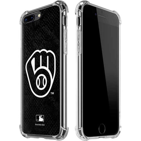 MLB Milwaukee Brewers Dark Wash iPhone 7/8 Plus Clear Case