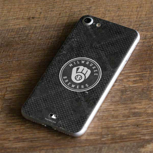 MLB Milwaukee Brewers Dark Wash iPhone 8 Skin