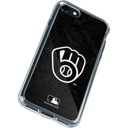 MLB Milwaukee Brewers Dark Wash iPhone SE (2nd & 3rd Gen) Clear Case