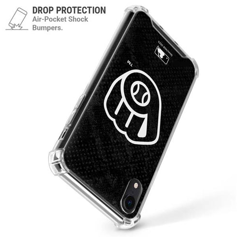MLB Milwaukee Brewers Dark Wash iPhone XR Clear Case