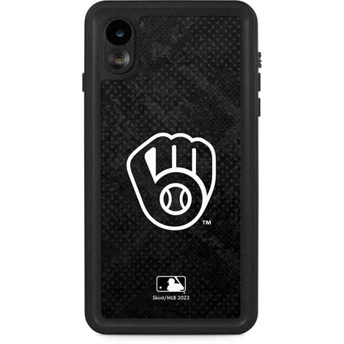 MLB Milwaukee Brewers Dark Wash iPhone XR Waterproof Case
