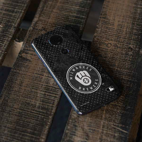 MLB Milwaukee Brewers Dark Wash Moto E5 Plus Skin