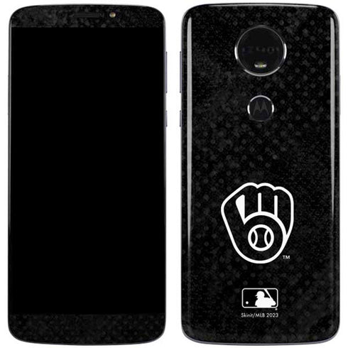 MLB Milwaukee Brewers Dark Wash Moto E5 Plus Skin