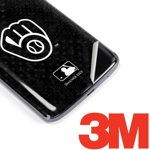 MLB Milwaukee Brewers Dark Wash Moto E5 Plus Skin